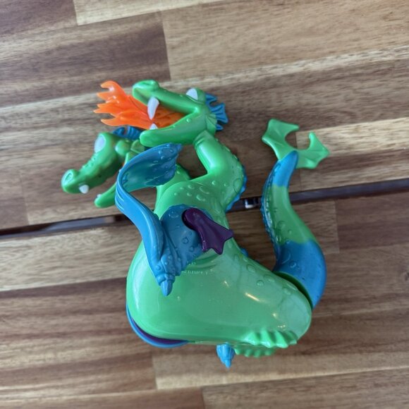 Fisher Price Great Adventures 2 Headed Sea Monster Serpent Dragon 1996 Toy - Picture 1 of 8
